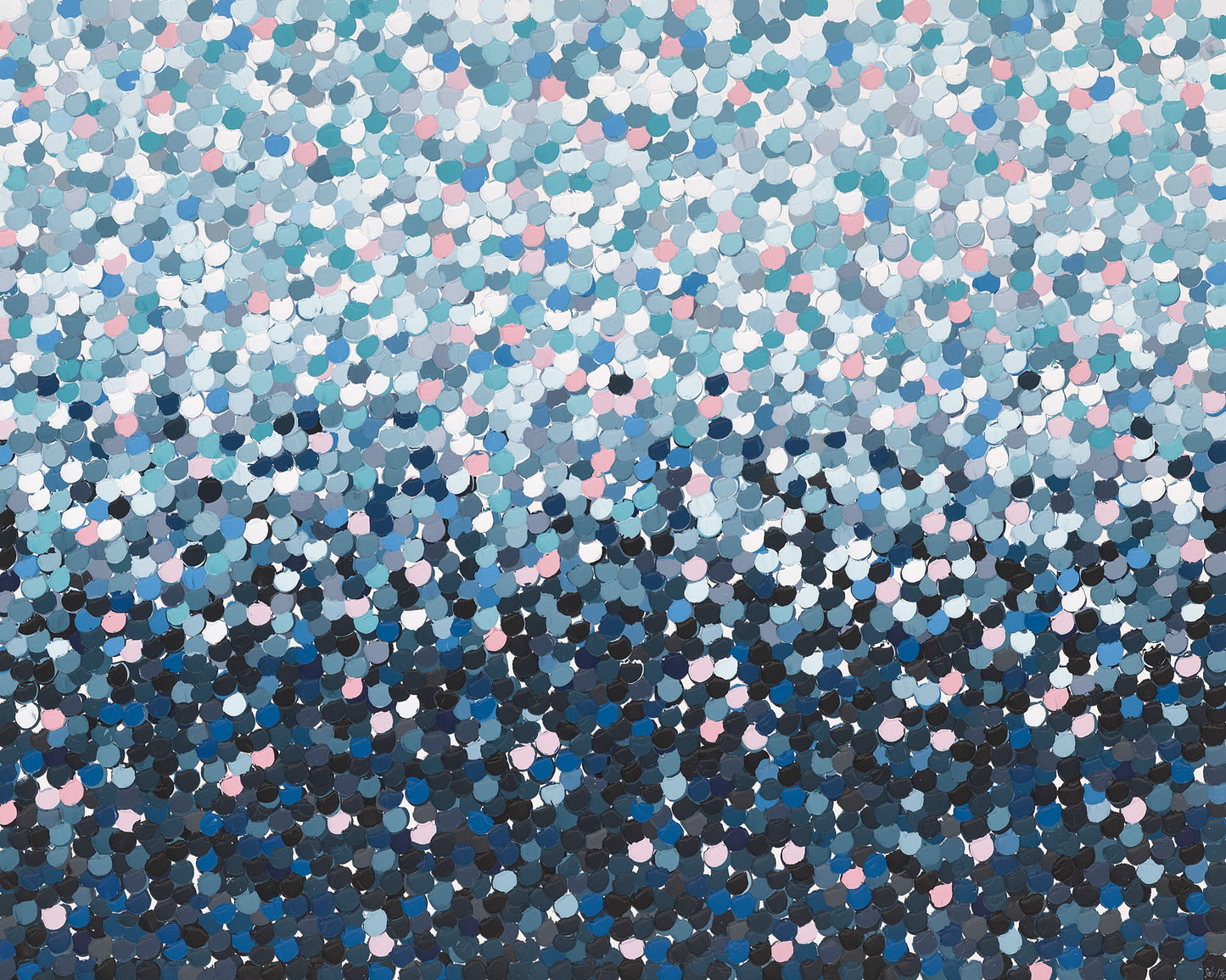 Blue Loveheart- print