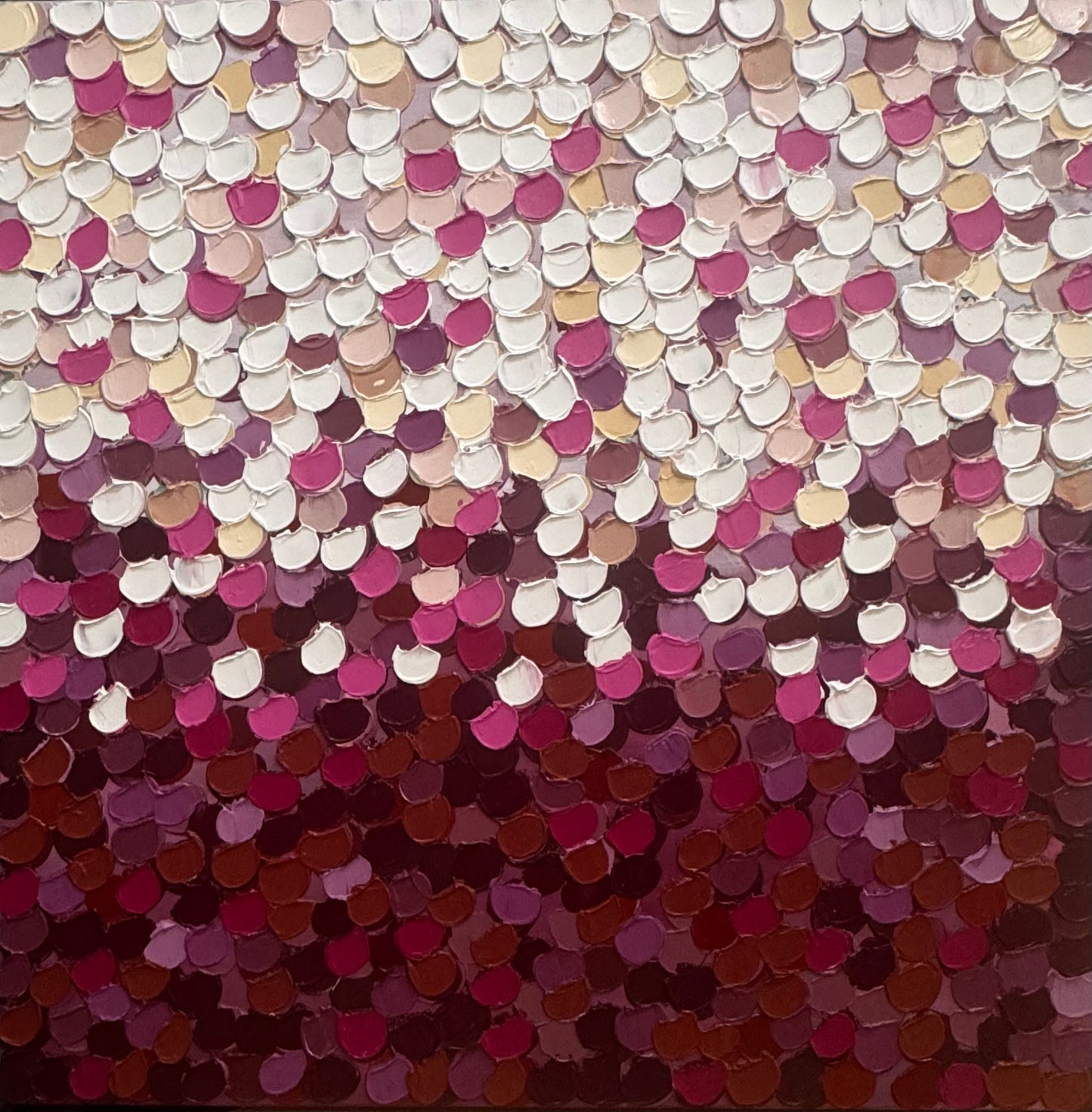 “Strawberry sea” - 63 x 63cm