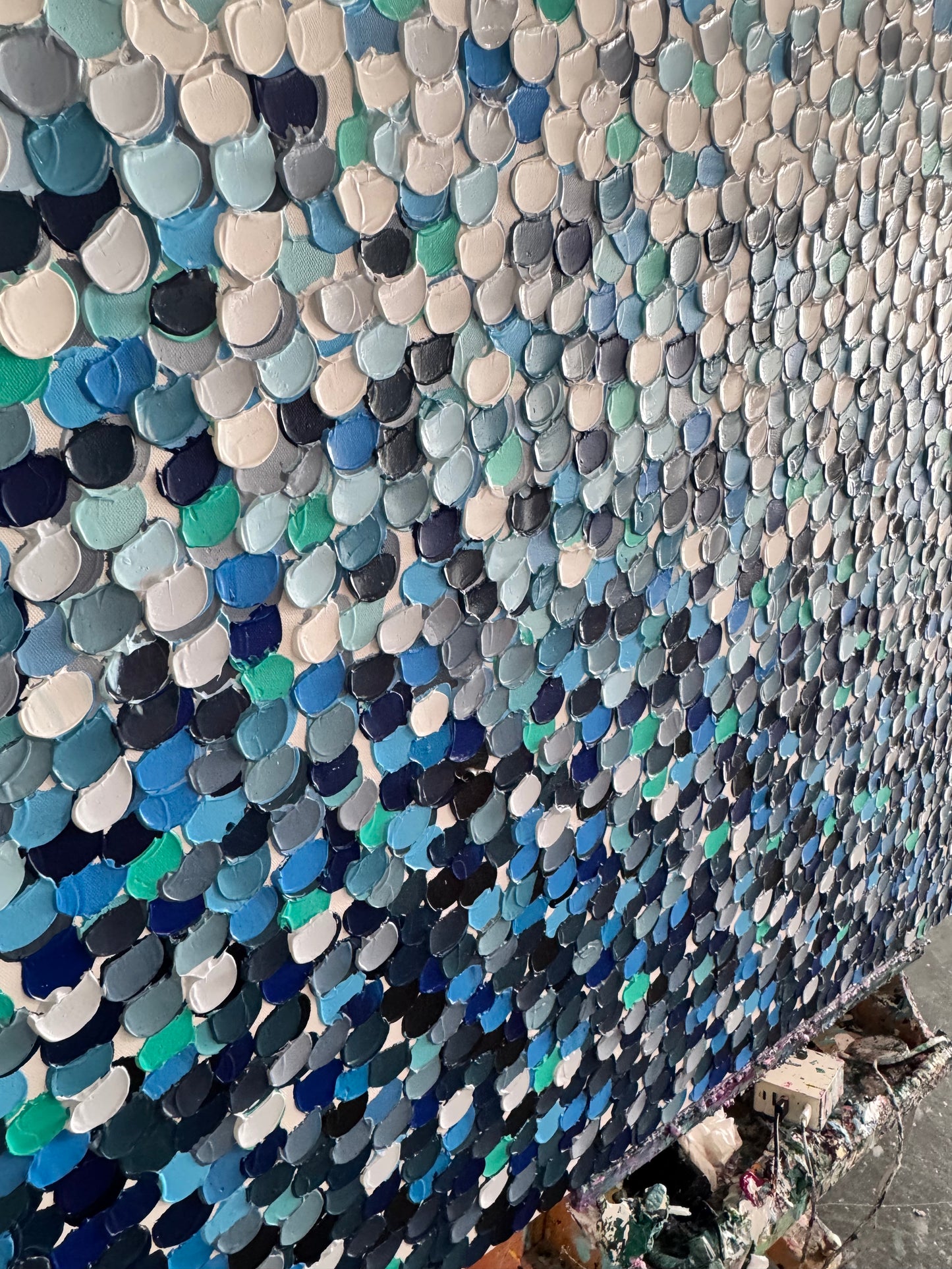 “Aqua Sea - 100 x 150cm original painting