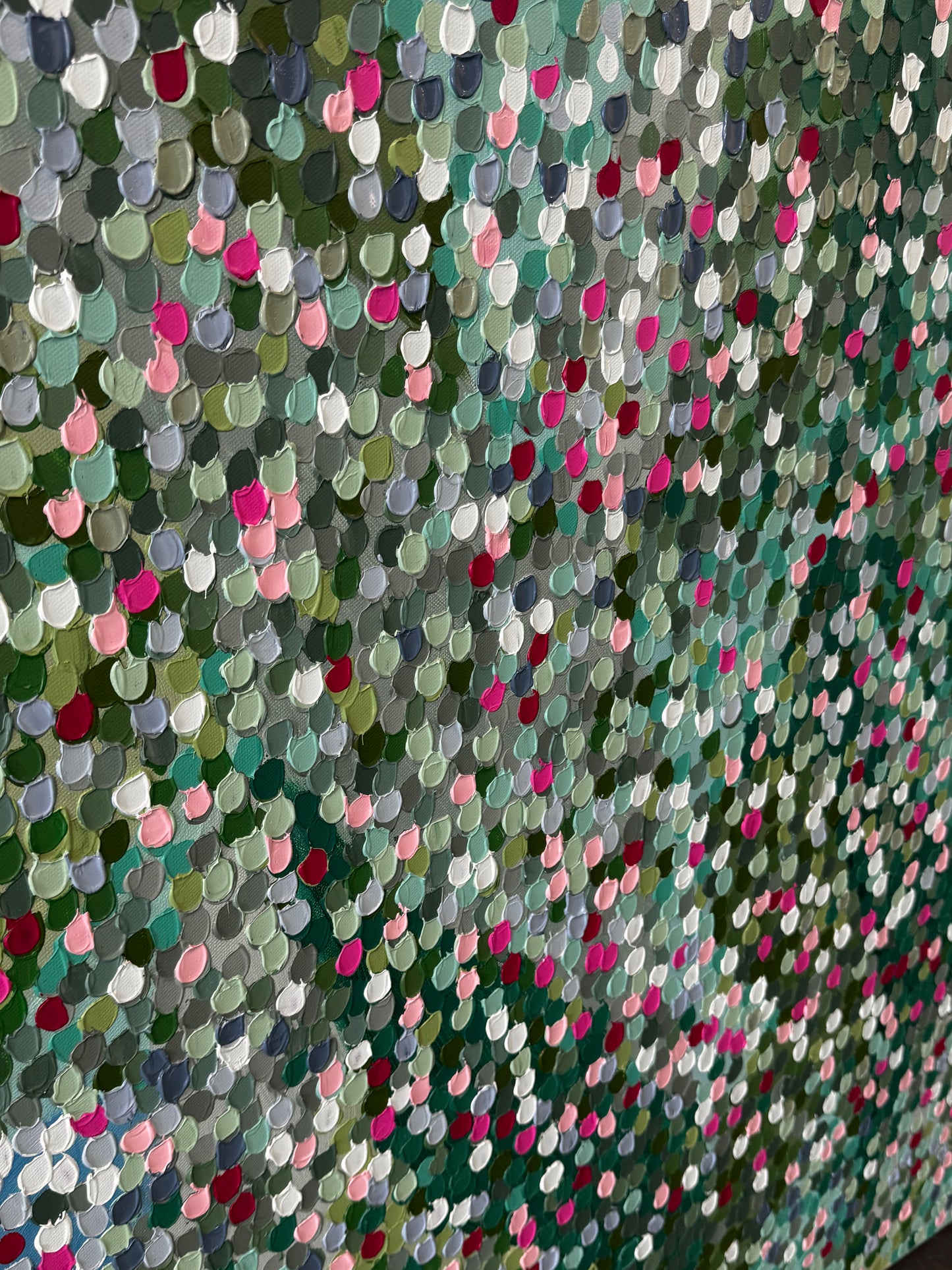 Jungle Flowers 2 - 92 x 92cm