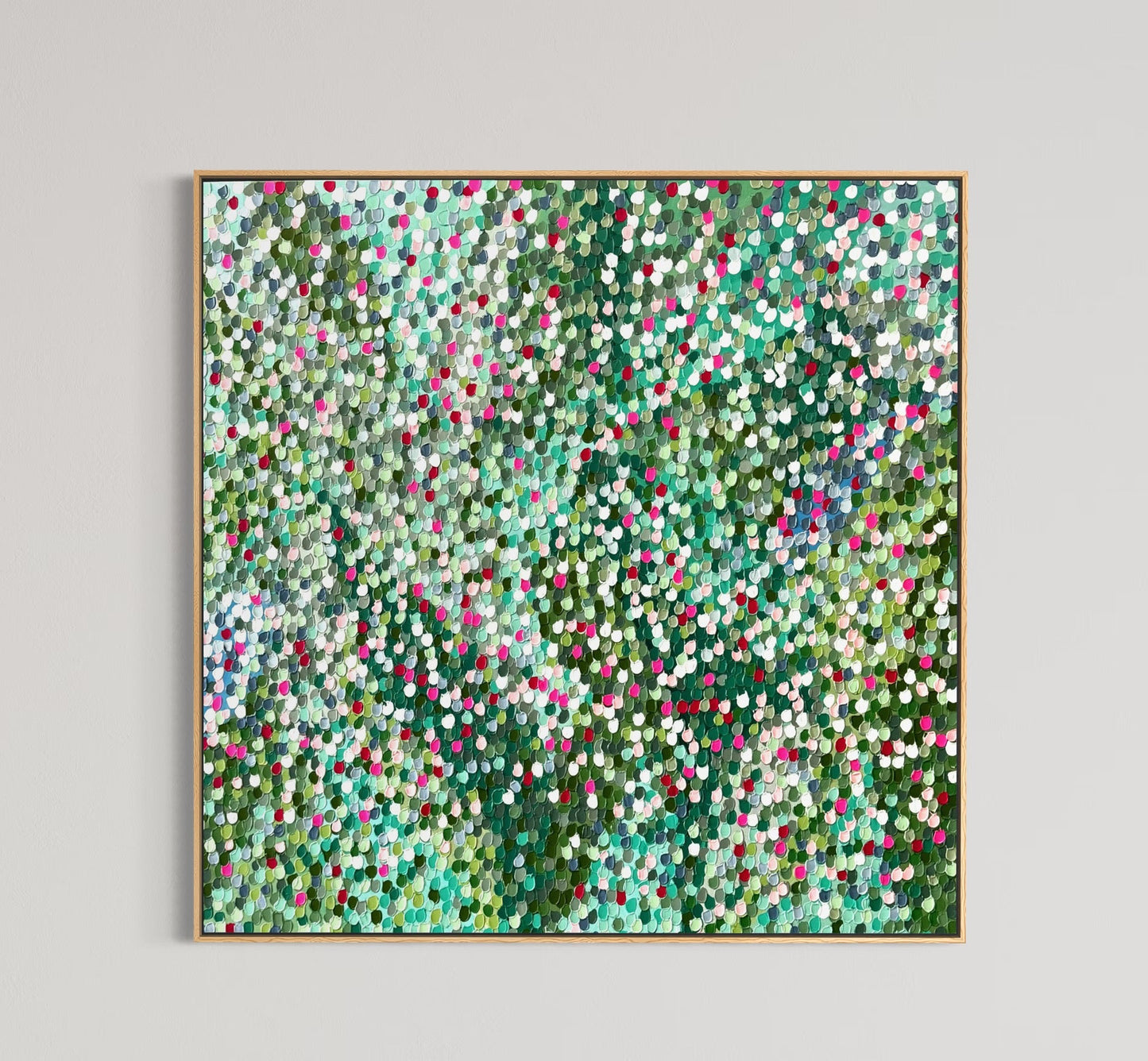 Jungle Flowers 2 - 92 x 92cm