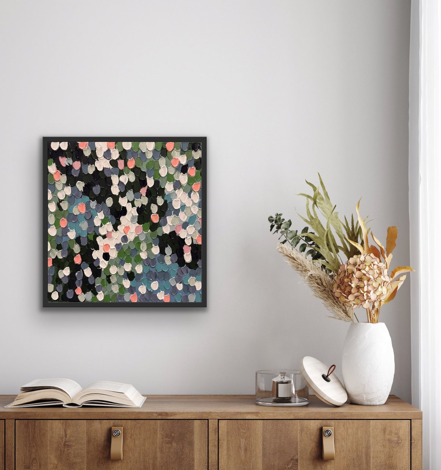 Sweet Pea 6 - 34 x 34cm