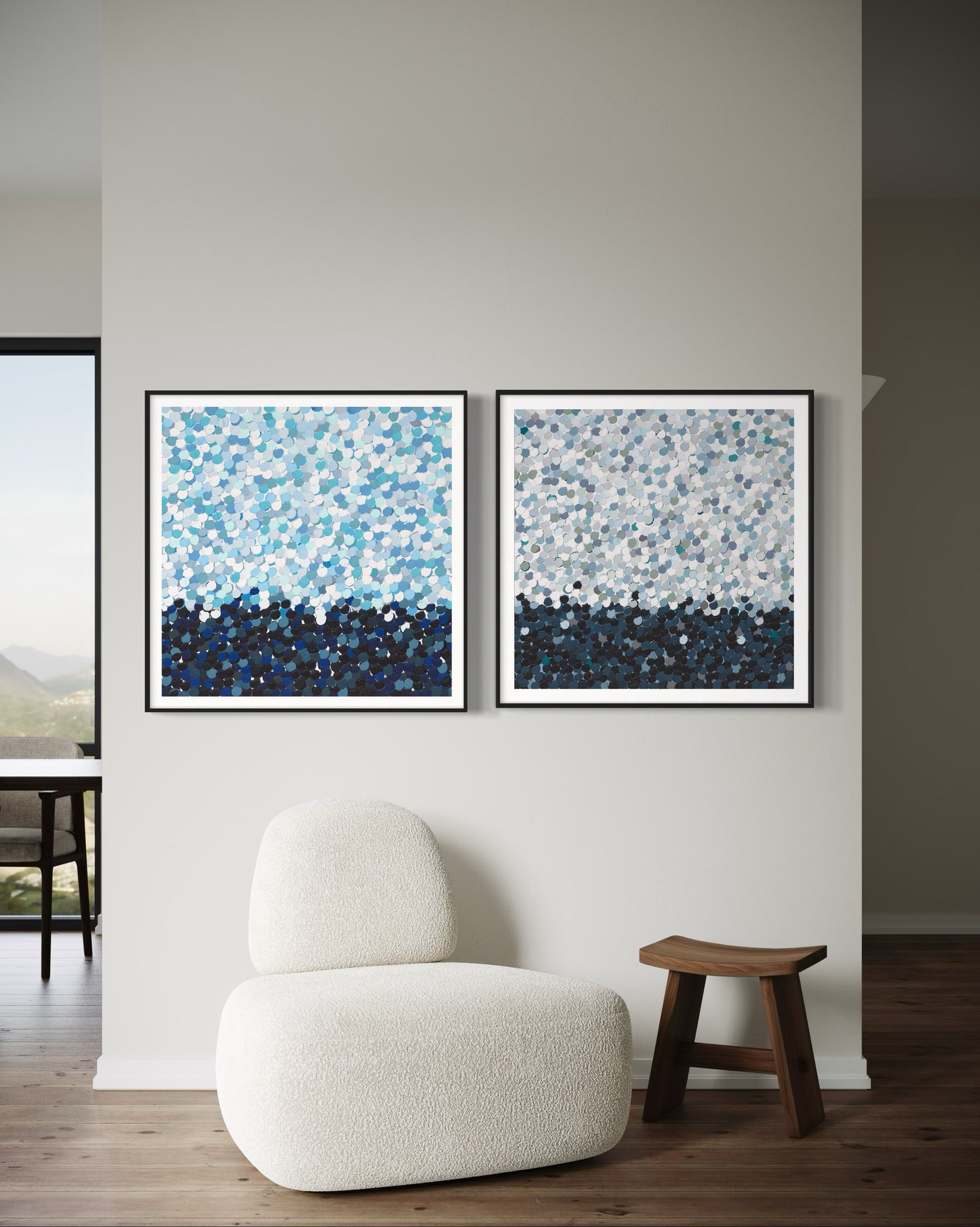 Sky Blue TWIN SET - prints