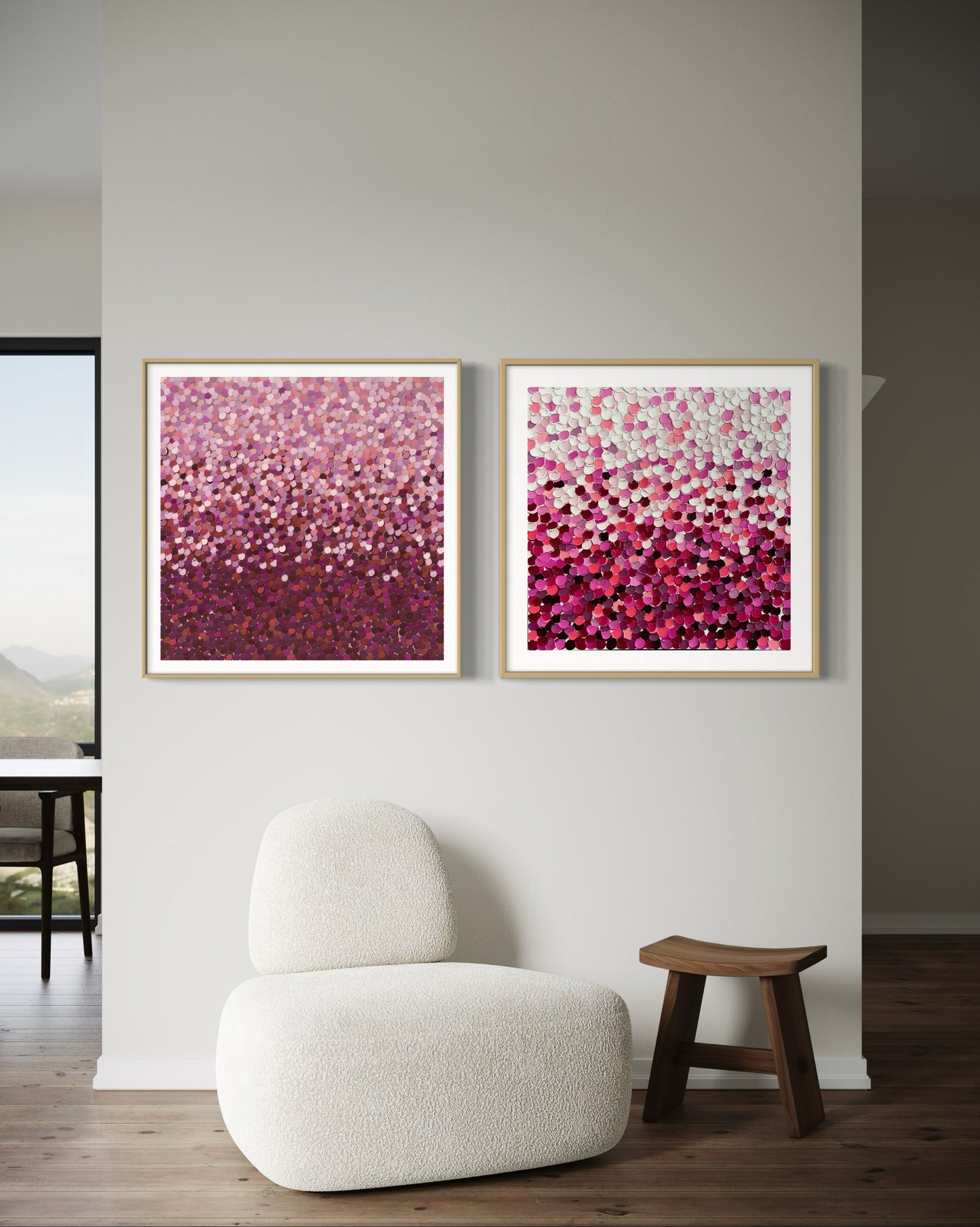 Pink Stormy TWIN SET - prints