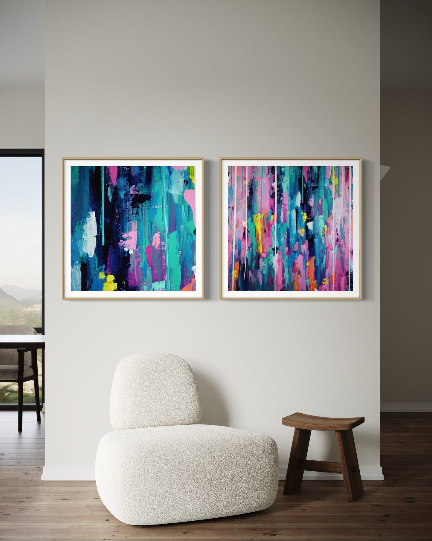 Spring Rain TWIN SET - prints
