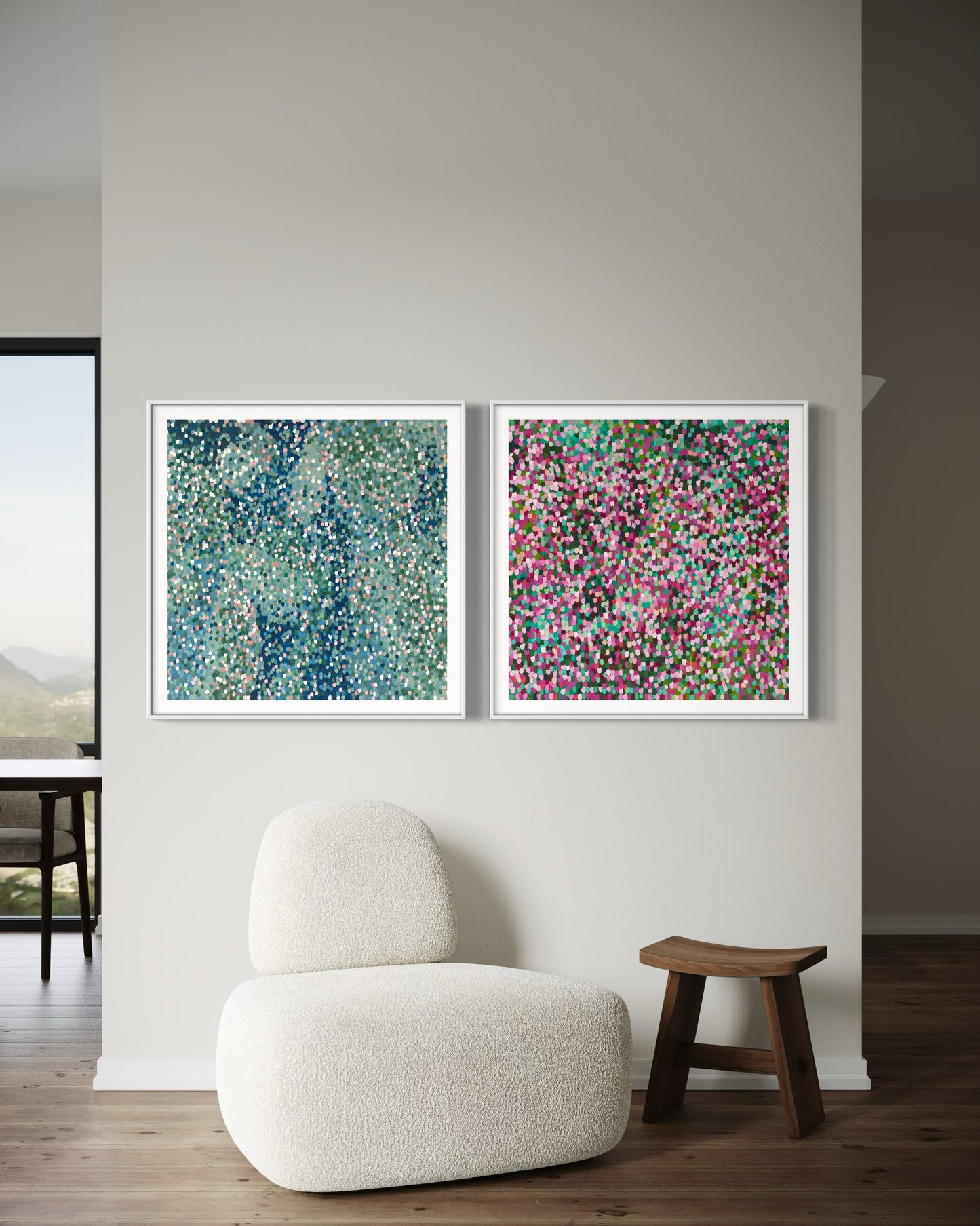 Wildflowers 2 TWIN SET - prints