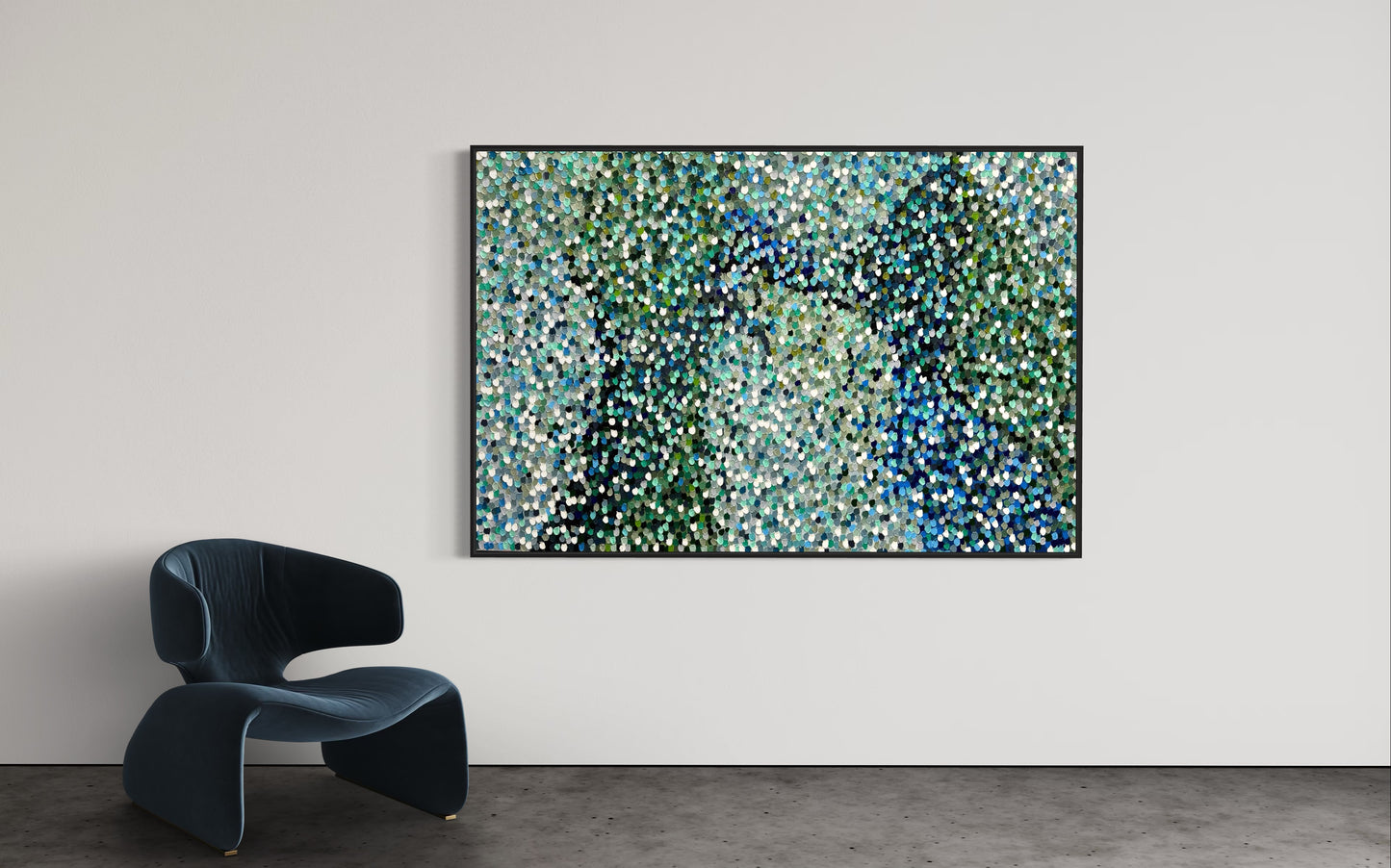 Sage Wildflowers - 100 x 150cm