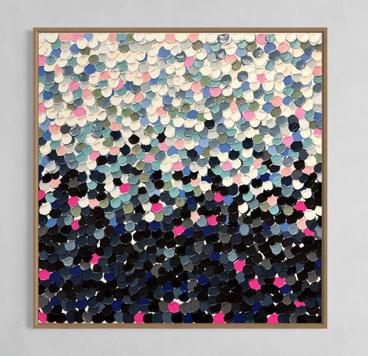 Popping Pearls 2  - 83 x 83cm