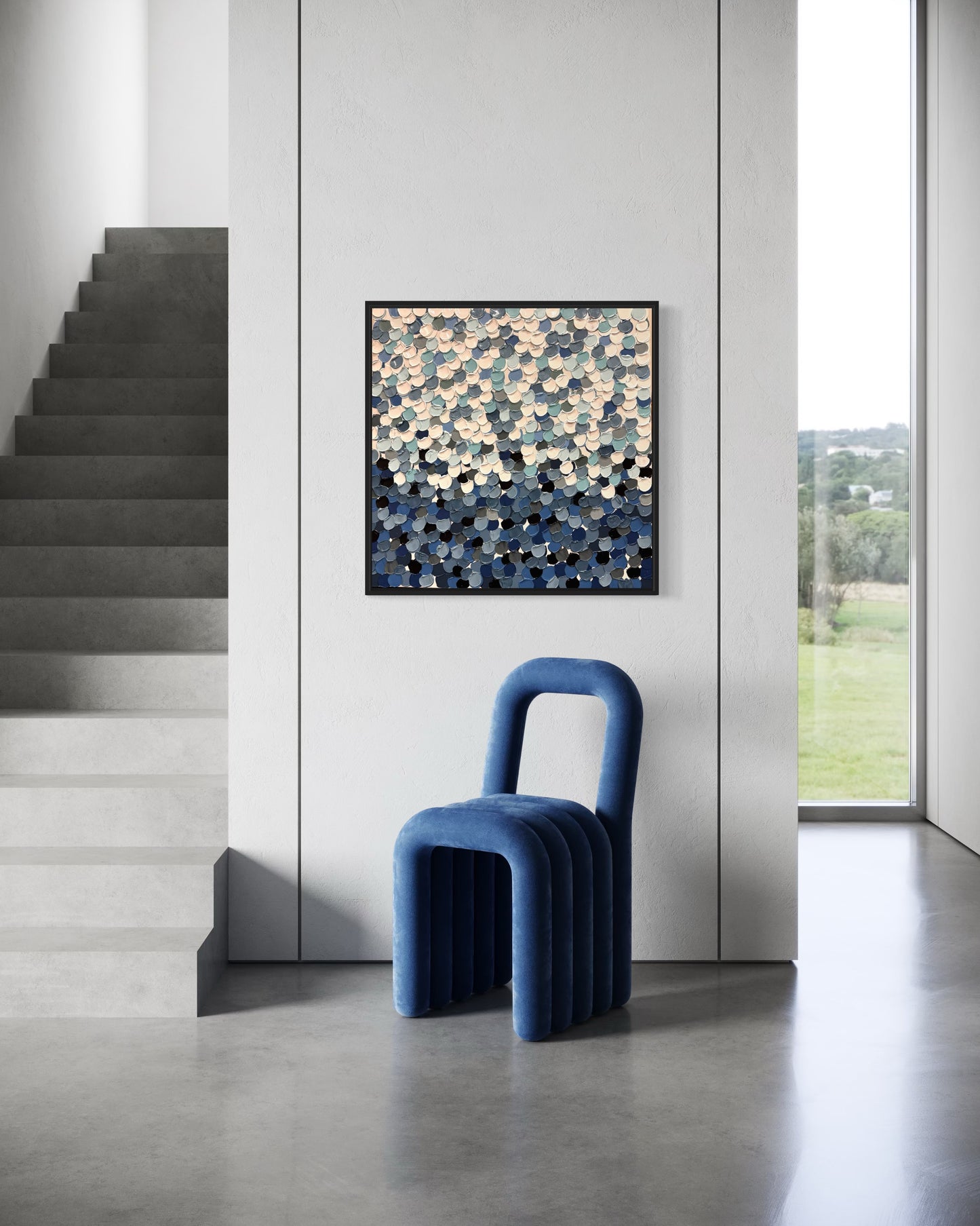"Evening Love" - 60 x 60cm