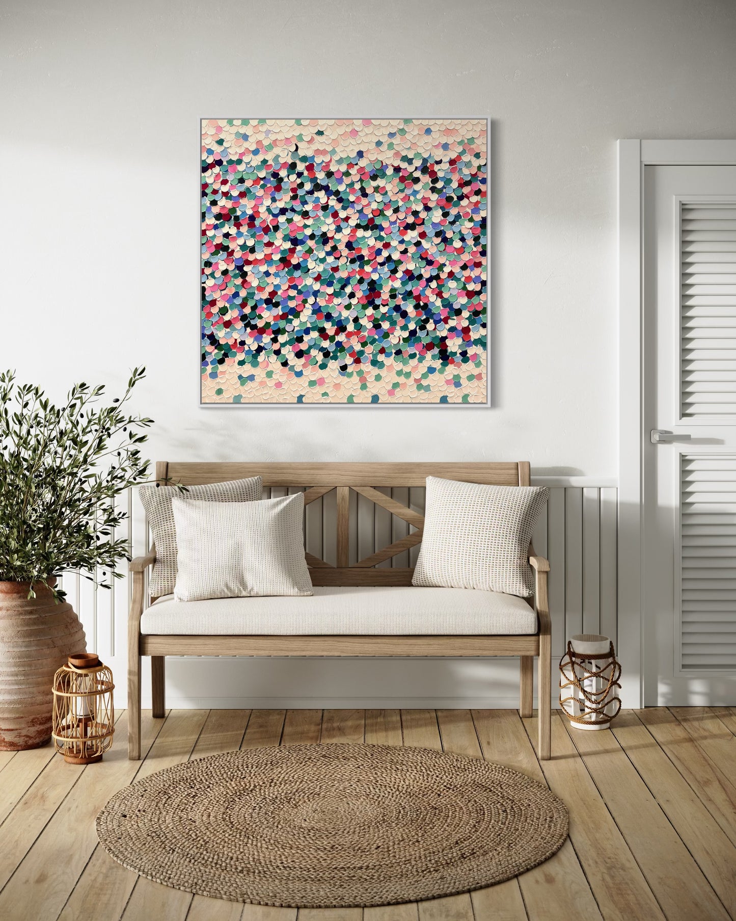 "Softer Confetti" - 100 x 100cm