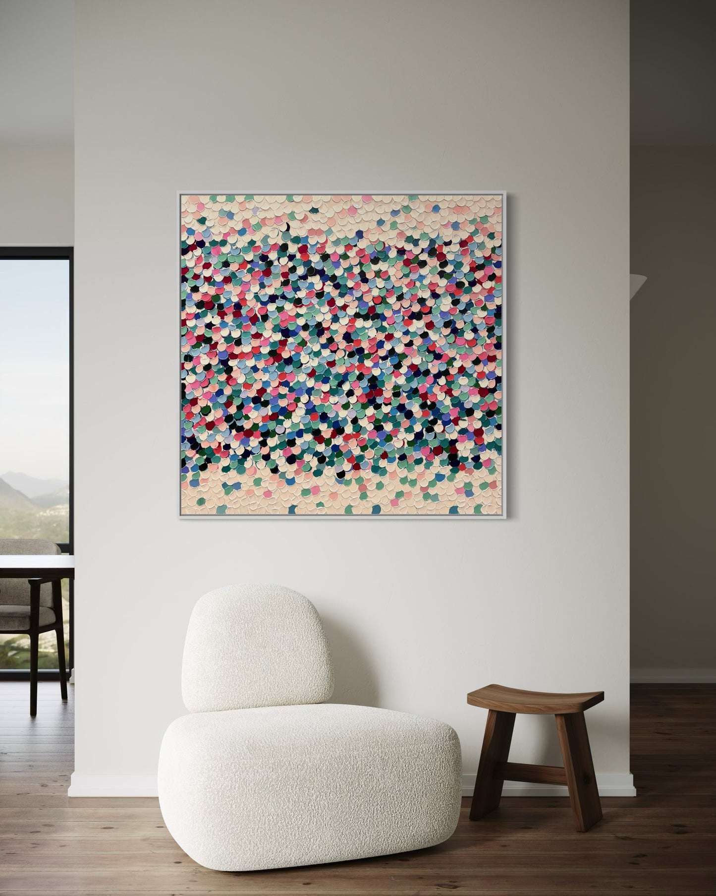 "Softer Confetti" - 100 x 100cm