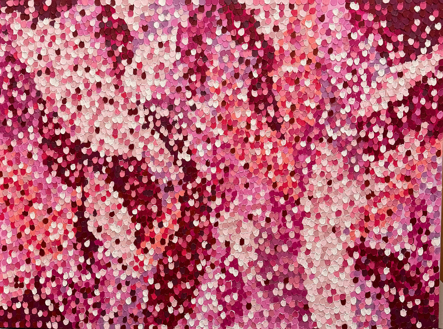 Fuscia Wildflowers - 90 x 120 cm