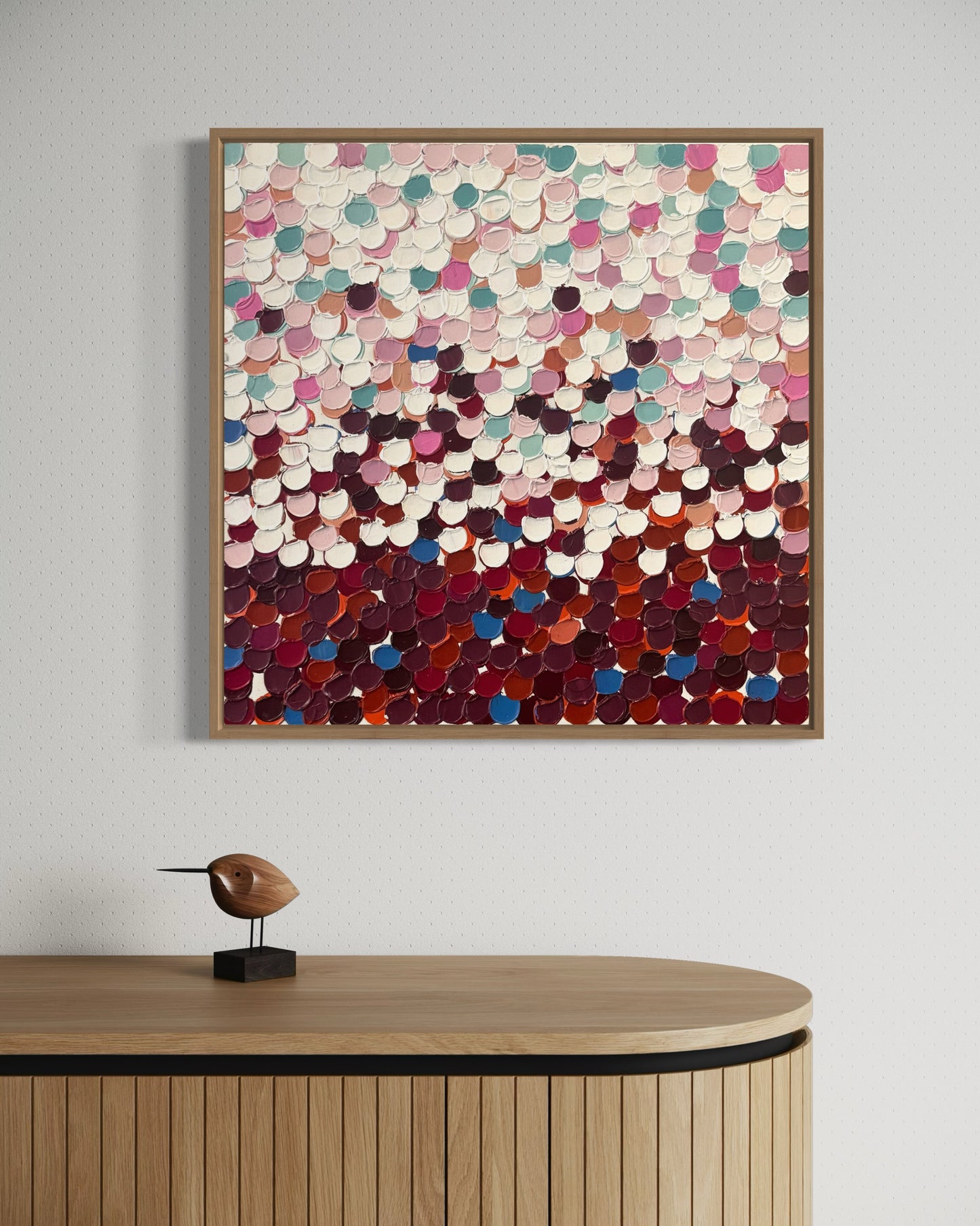 Tan sea- 63 x 63cm