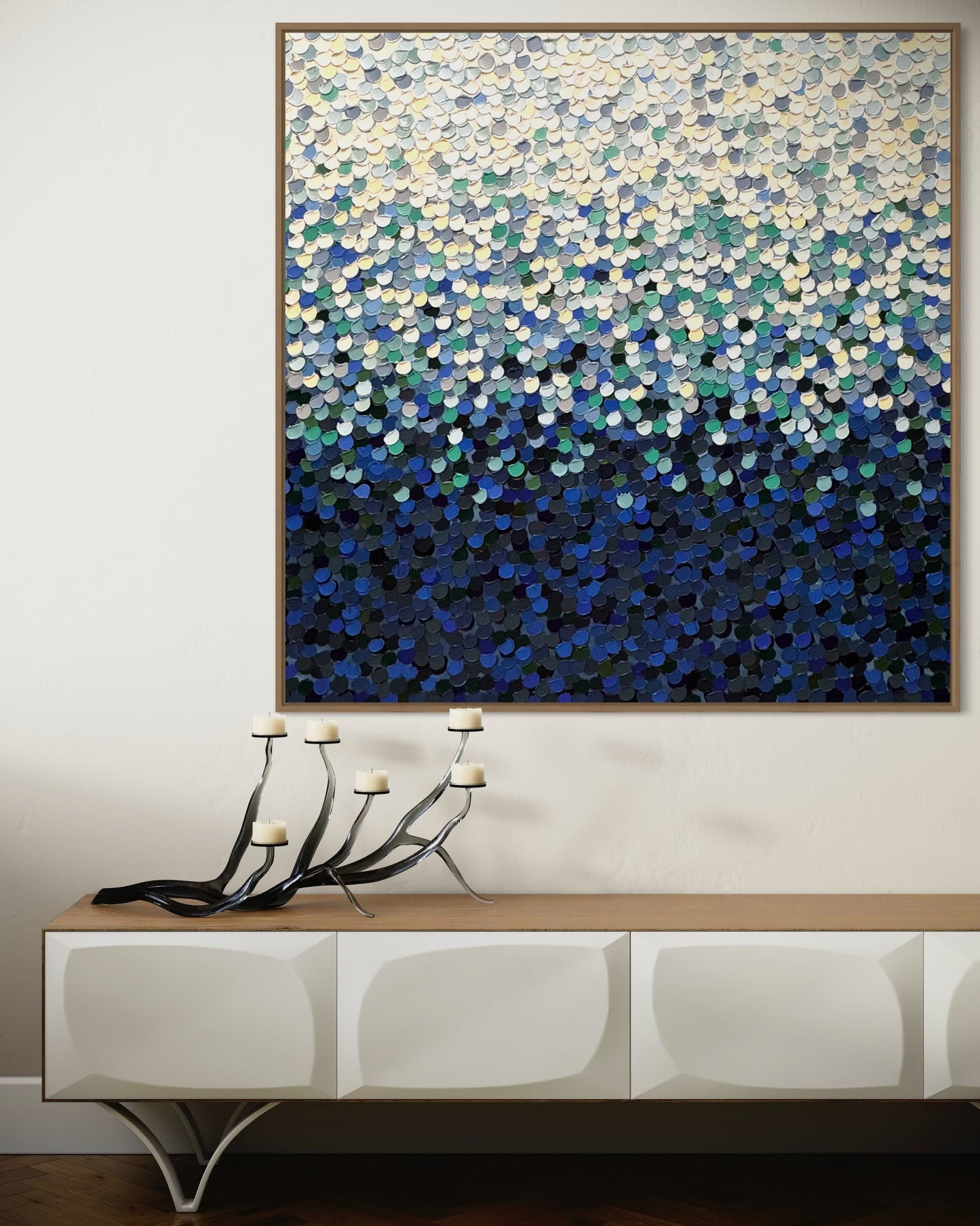 Deep Dive into the Sea- 120 x 120cm