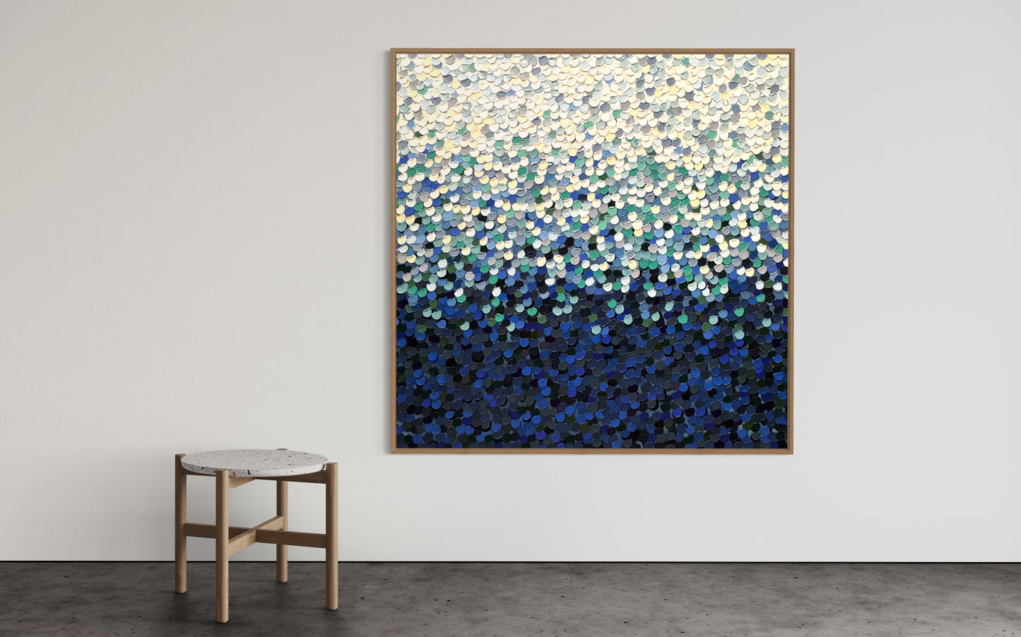 Deep Dive into the Sea- 120 x 120cm