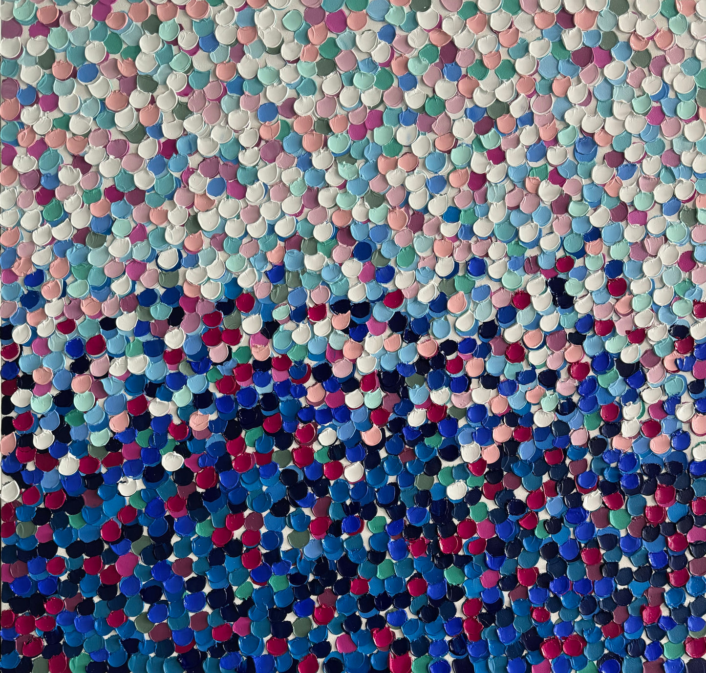 Floating Jewels - 100 x 103cm