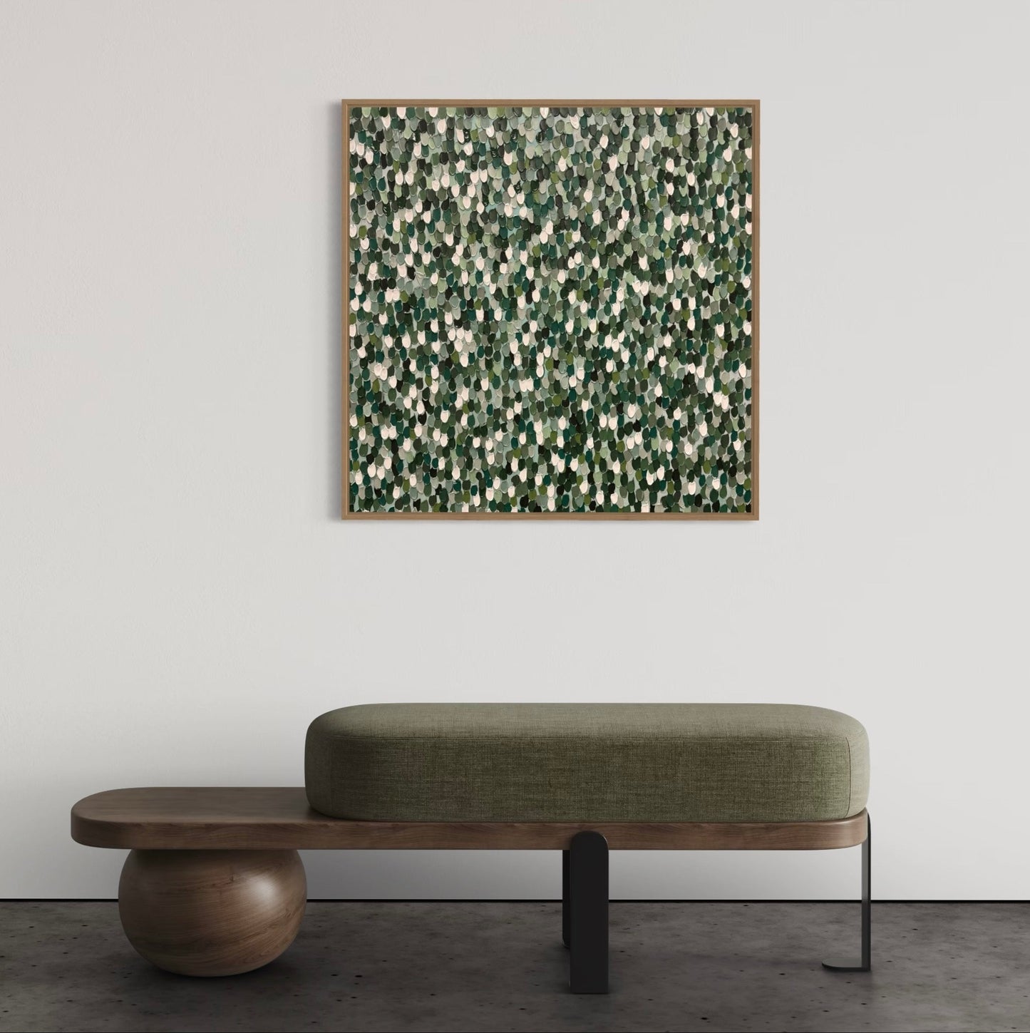 Green Seeds - 75 x 75cm