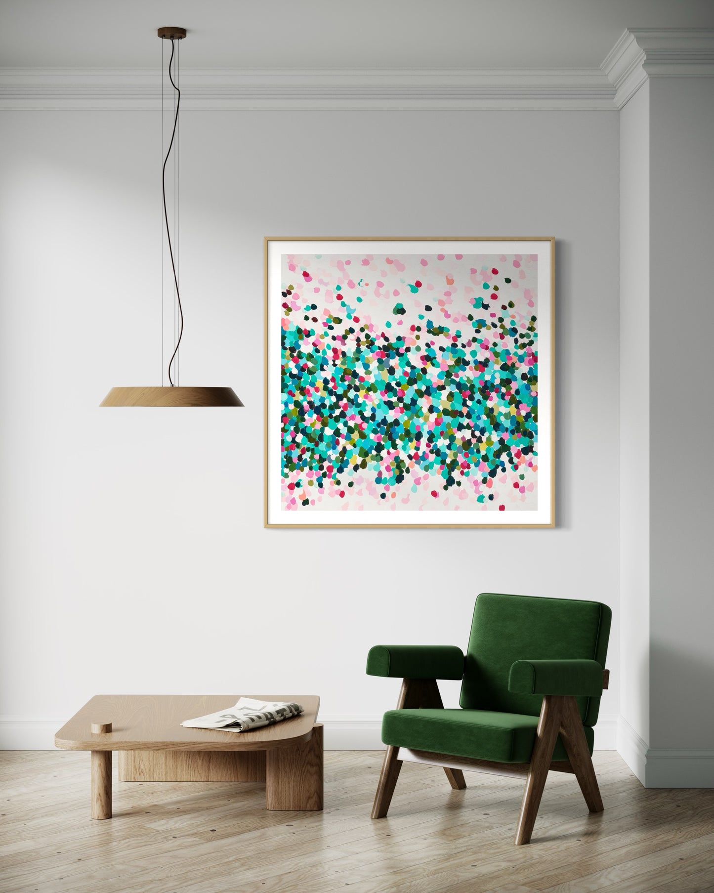 Floral Pebble Bay - print