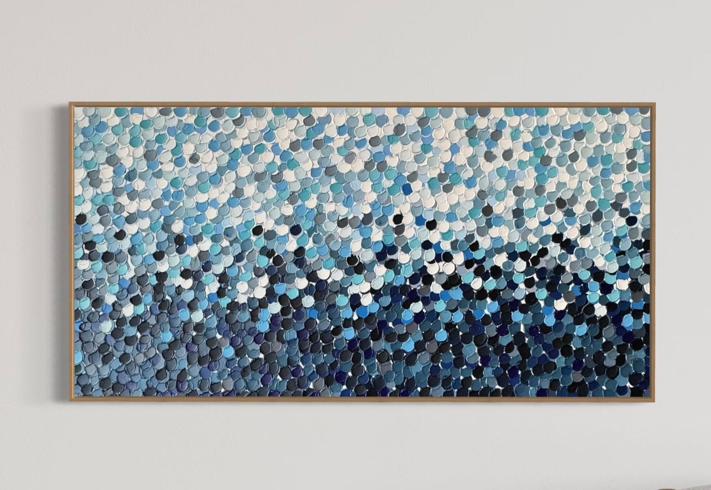 Blue Grey Seas - 140 x 75cm