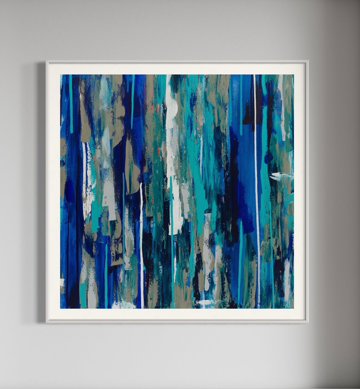 Blue Hue - print