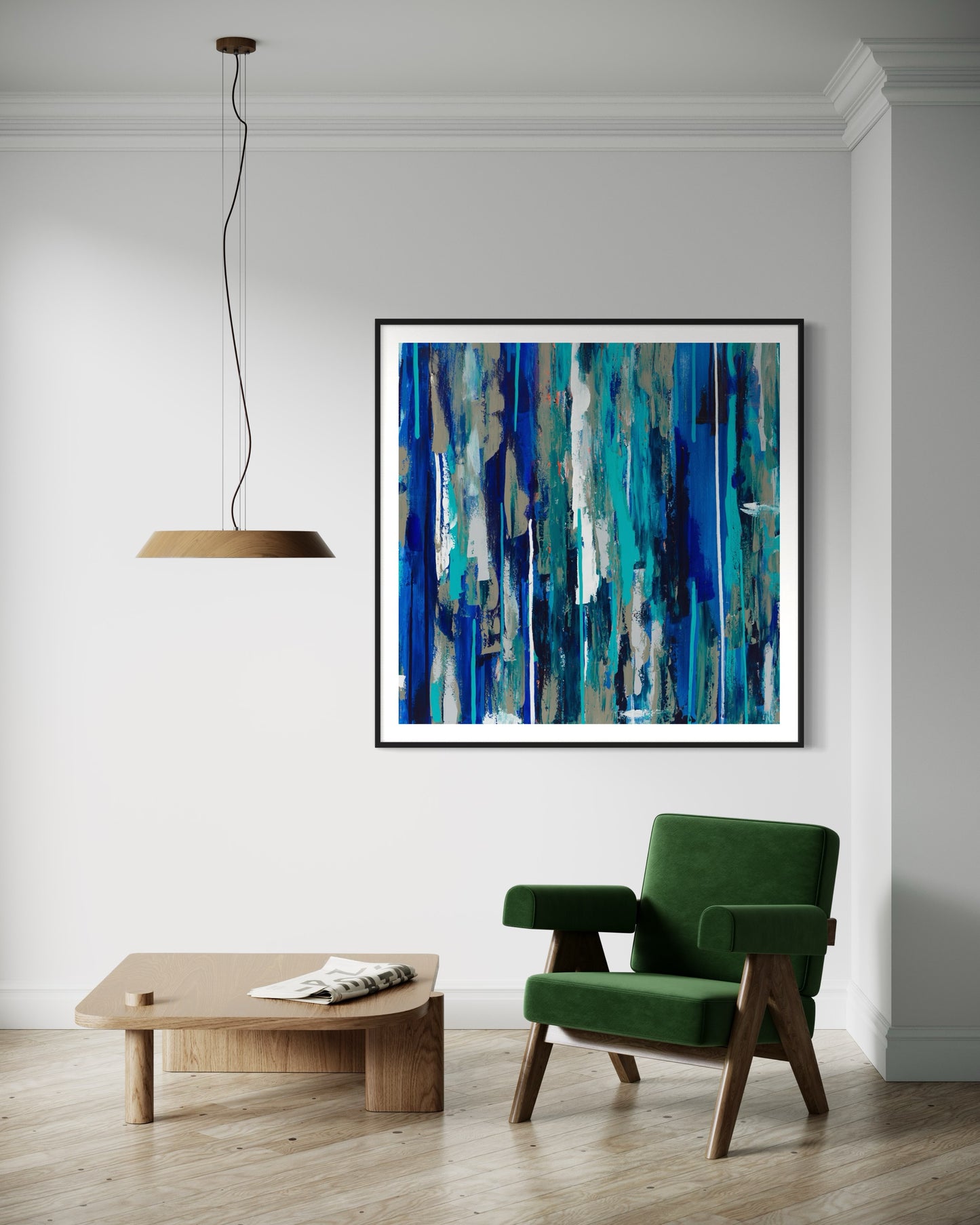 Blue Hue - print