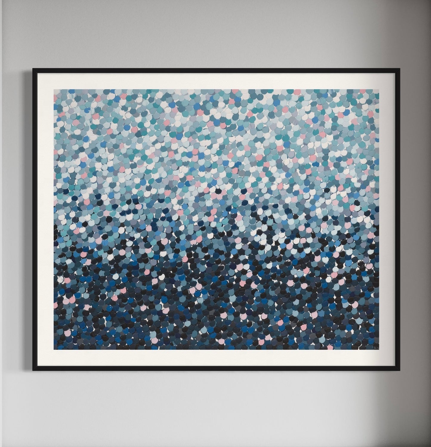 Blue Loveheart- print