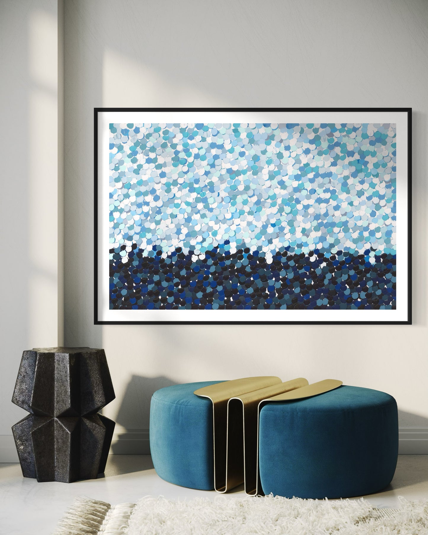 Sky Blue Stingray - print