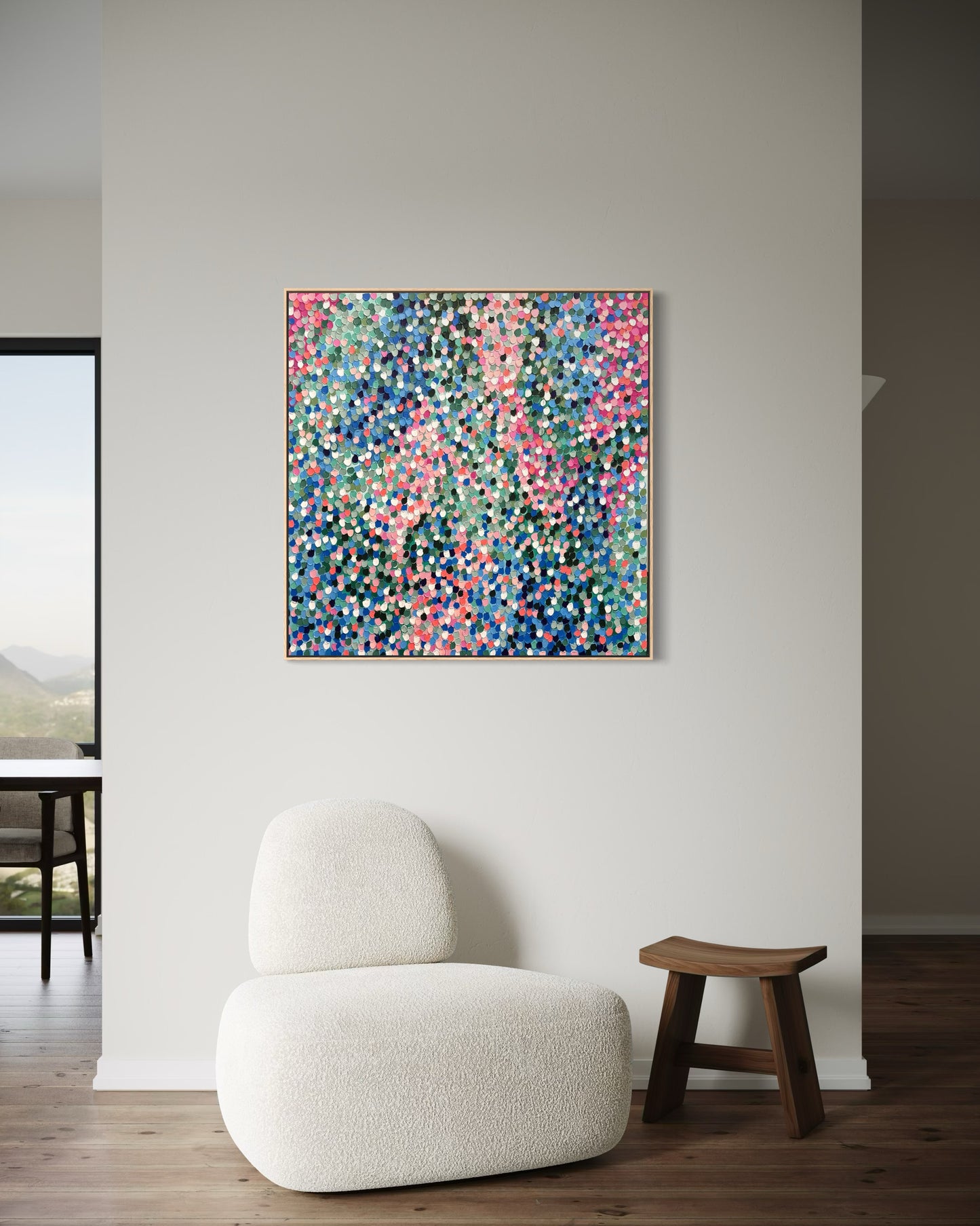 Soft Fields - 76 x 76 cm