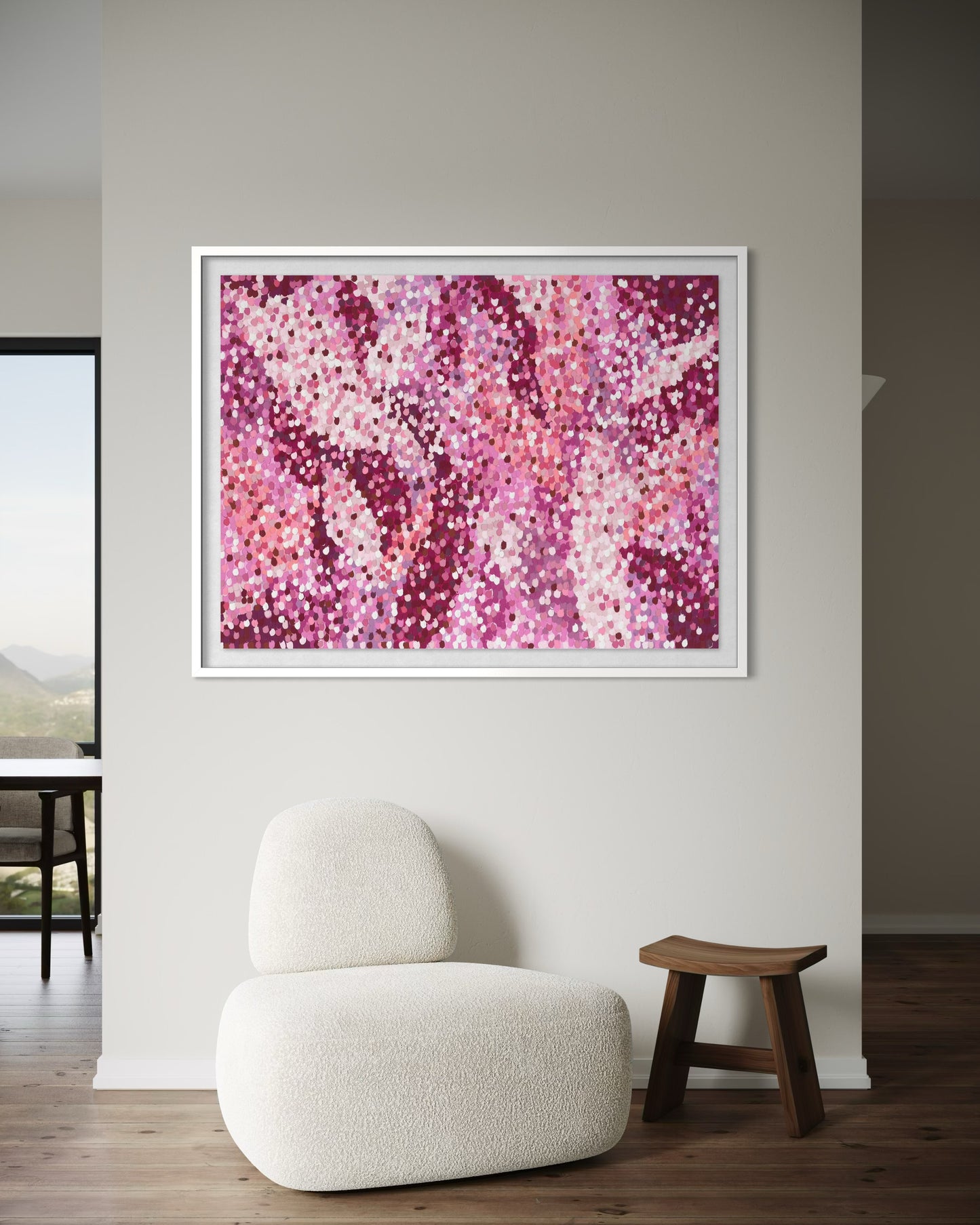 Fuchsia Wildflowers - print