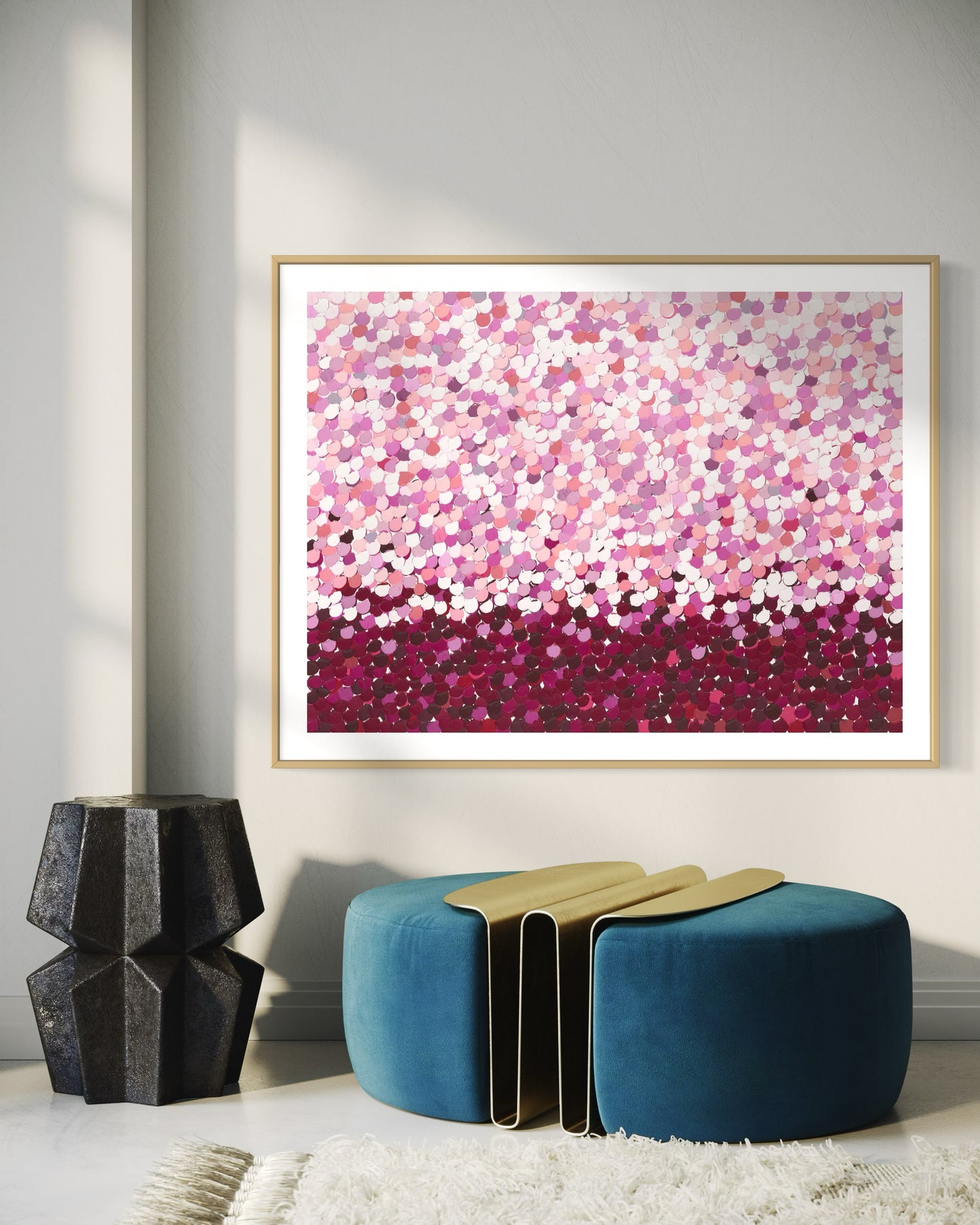 pink color palette limited edition print by Sabi Klein