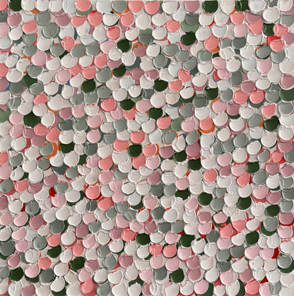 “Sage Peach” - 63 x 63cm