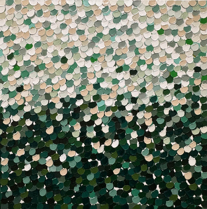 “Spring leaf pebbles” - 79 x 79cm