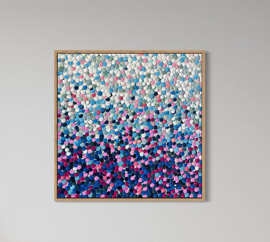 Floating Jewels 2 - 100 x 100cm