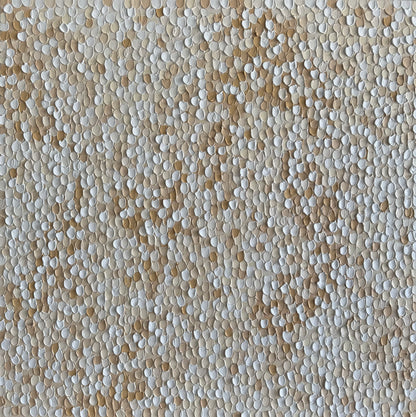 Oatmeal Wildflowers - 75 x 75cm