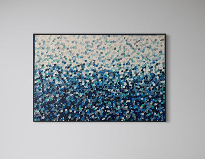 “Aqua Sea - 100 x 150cm original painting