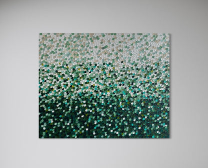 “Lush Pebble Sea” - 120 x 150cm