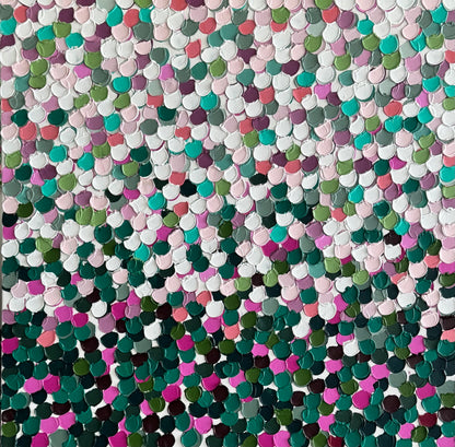 "Cherry Blossom Pebbles" - 78x 78cm