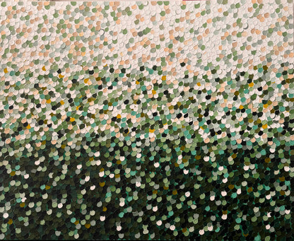 “Lush Pebble Sea” - 120 x 150cm