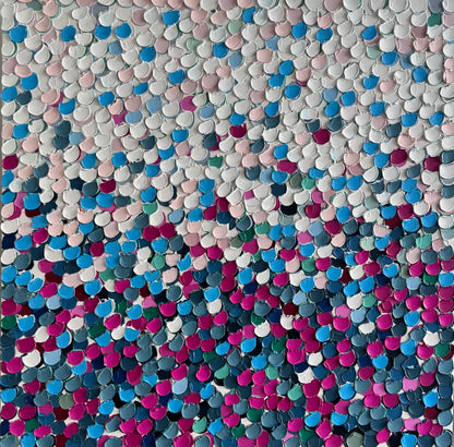 “Spring pebbles” - 79 x 79cm