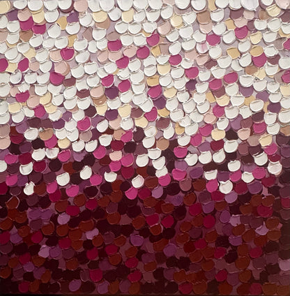 “Strawberry sea” - 63 x 63cm