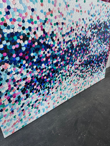 “When the storm rolled in” - 120 x 180cm