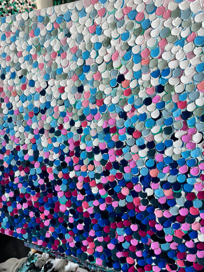 Floating Jewels 2 - 100 x 100cm