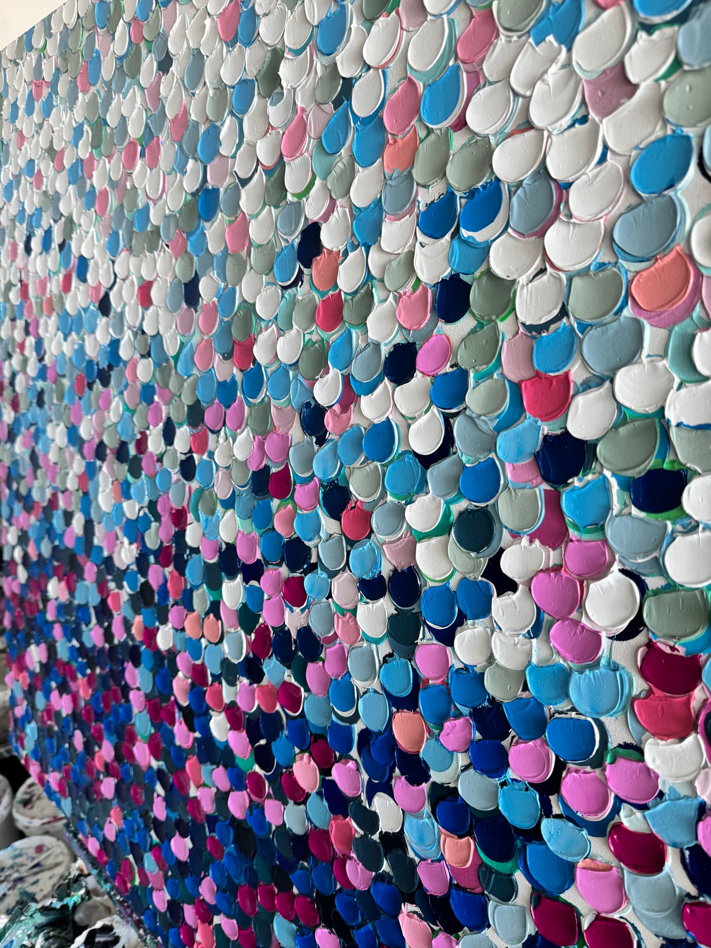 Floating Jewels 2 - 100 x 100cm