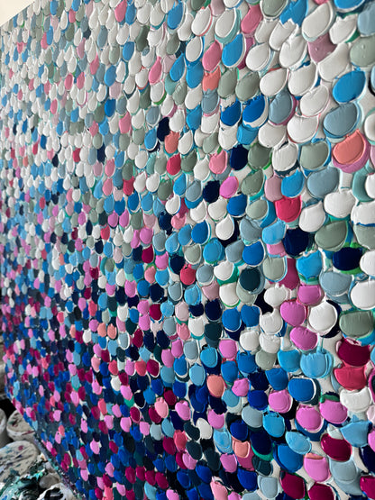 Floating Jewels 2 - 100 x 100cm