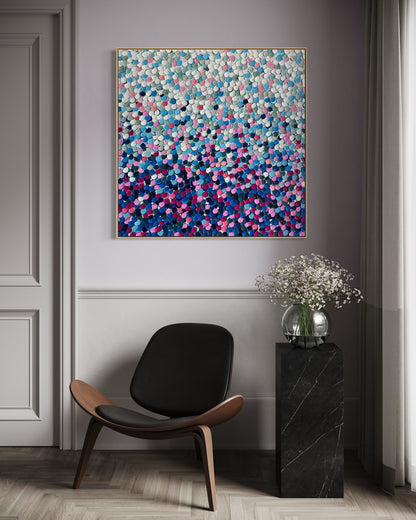 Floating Jewels 2 - 100 x 100cm