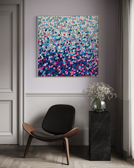 Floating Jewels 2 - 100 x 100cm