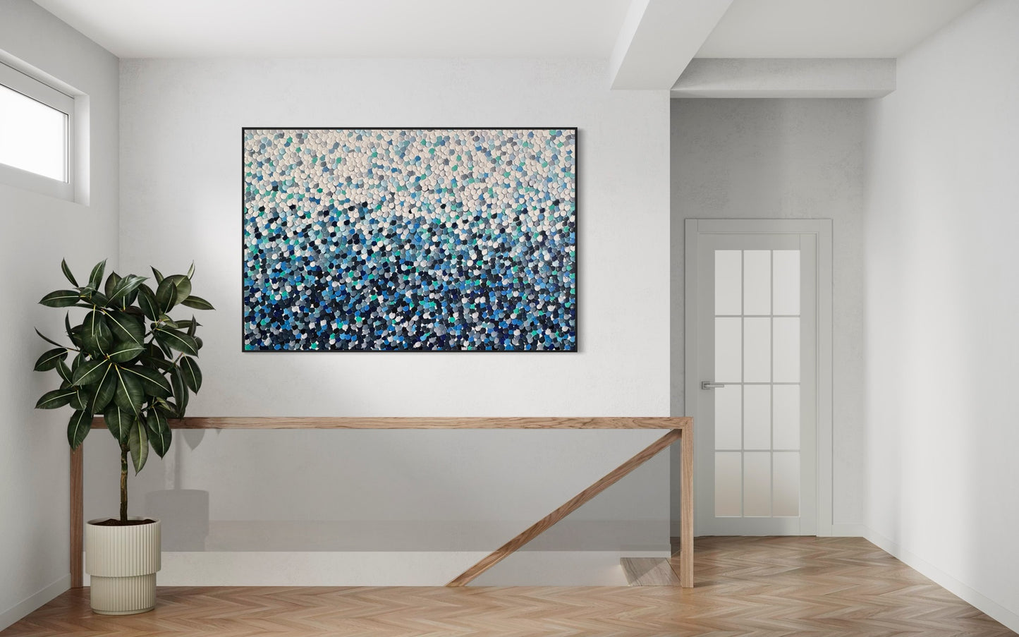 “Aqua Sea - 100 x 150cm original painting