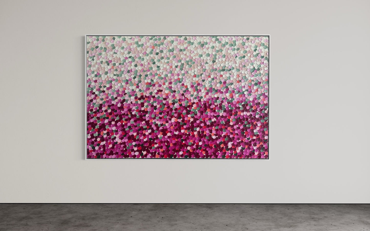 “Love and Sage Sea” - 120 x 120cm