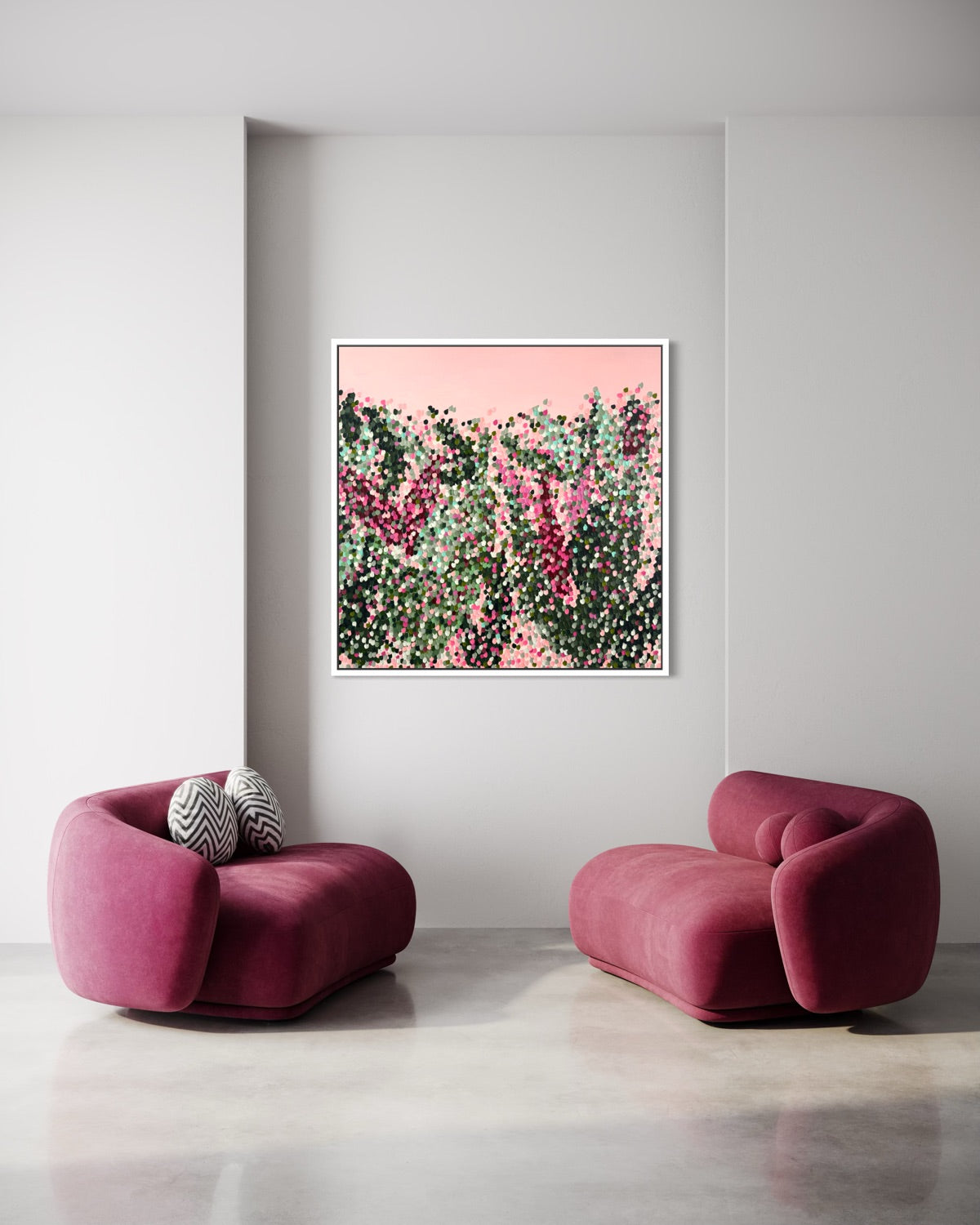 The Gentle Return - 100 x 100cm