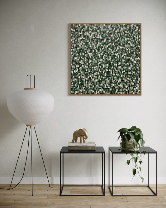 Green Seeds - 75 x 75cm
